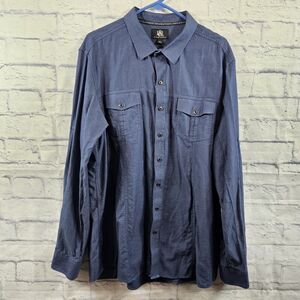 Rock & Republic Shirt Men's Size XXL Long Sleeve Button Up Pockets Casual